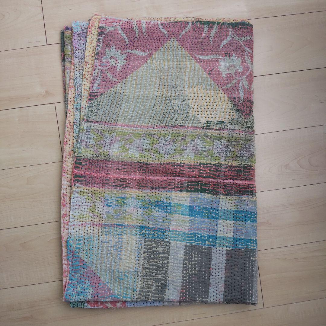 大判 未使用 ラリーキルト カンタキルト ソファカバー マルチカバー