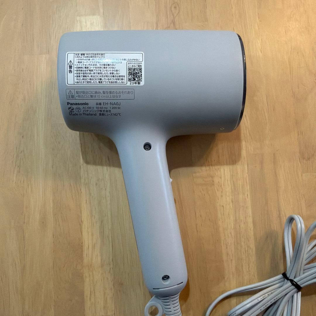 パナソニック ドライヤー ナノケア EH-NA0J グレー 中古品動作確認済