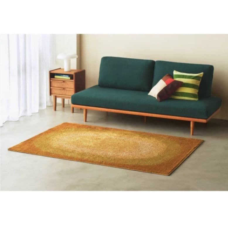 unico YUVITA ウニコ ユビタ ラグ マスタード 120x180cm - メルカリ