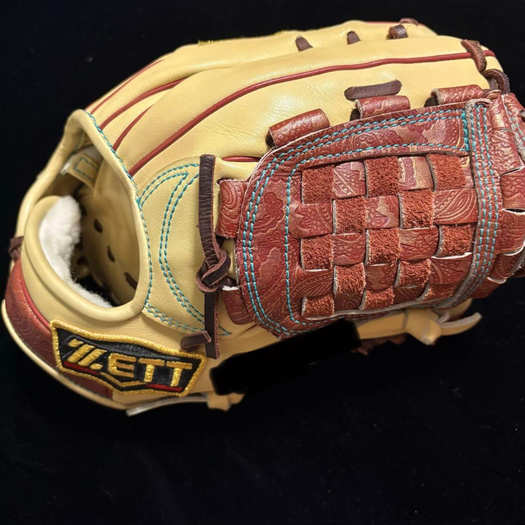 ZETT ゼット プロステイタス 硬式グラブ プロ仕様 支給品 実使用 PRO（まめいた） ゼット ZETT プロステイタス PROSTATUS 硬式用グラブ