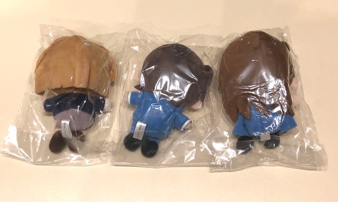 名探偵コナン 未開封 新一&蘭&灰原おすわりぬいぐるみセット 応募者