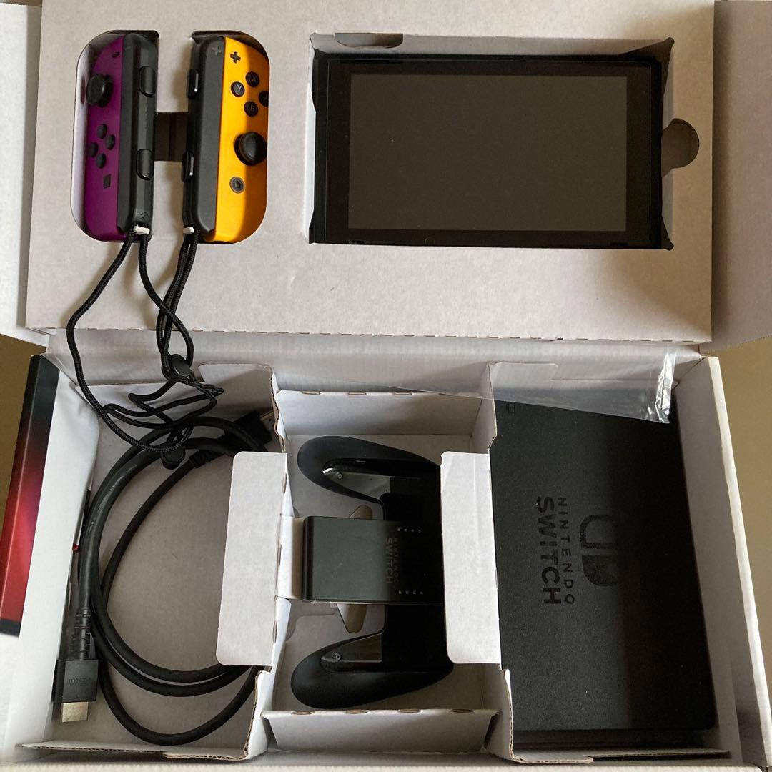 任天堂スイッチSwitch本体×ジョイコンネオンパープルオレンジ送料無料 Amazon.co.jp: 【任天堂純正品】Joy-Con(L) ネオンパープル/(R) ネオン