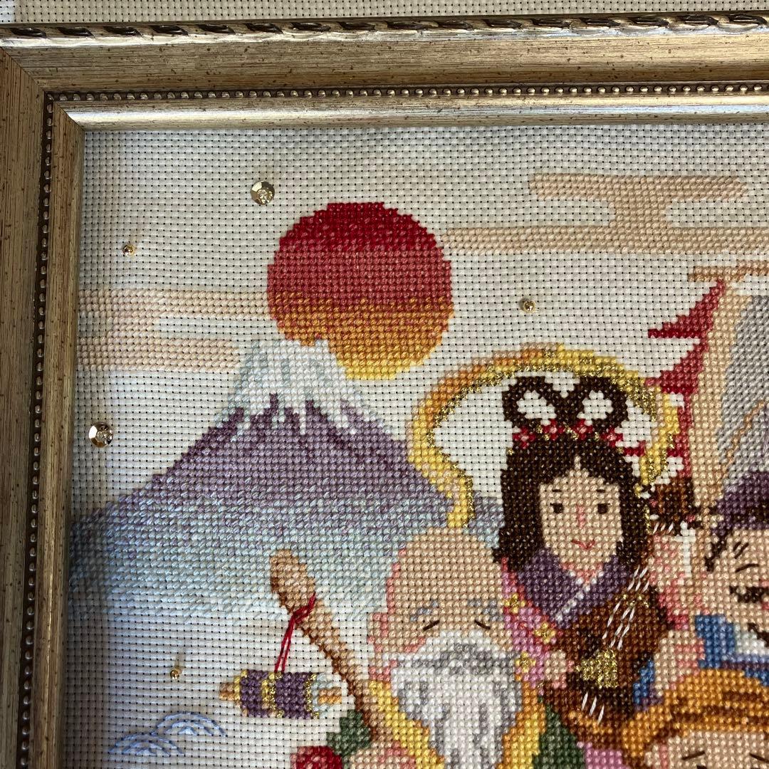 ホビーラホビーレクロスステッチ 七福神のしあわせ宝舟 完成品 - メルカリ