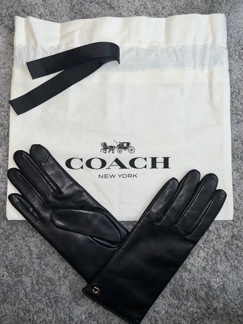 スカルプテッド シグネチャー レザー テック グローブ cv855_sad_a0