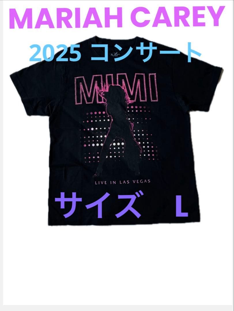 【未使用】マライアキャリー　MARIAH CAREY Tシャツ Lサイズ マライア・キャリー 半袖 Tシャツ L ホワイト Mariah Carey - メルカリ