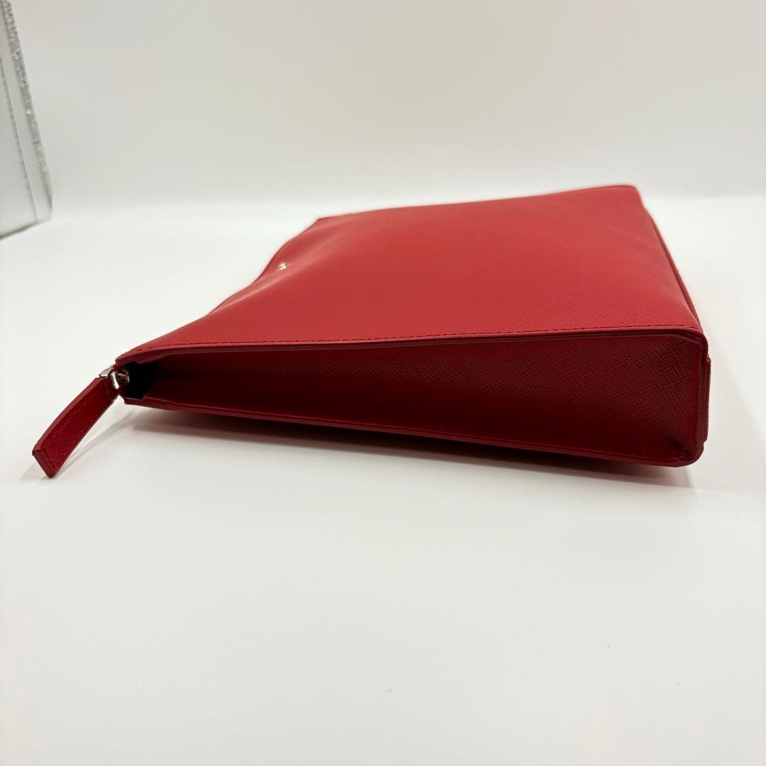 モンブラン montblanc sartorial クラッチバック 赤 保存袋付