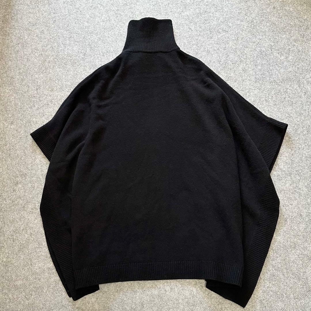 ラルフローレン：希少【カシミヤ混ニット／本革ベルクロ付き】スタンド