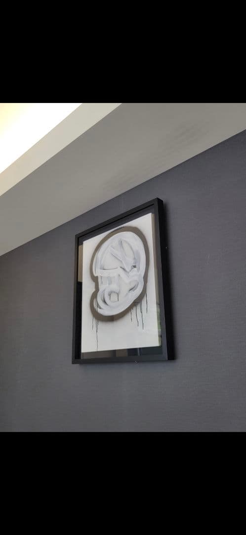 橋本ユタカ　無のための習作　F12　額装済原画