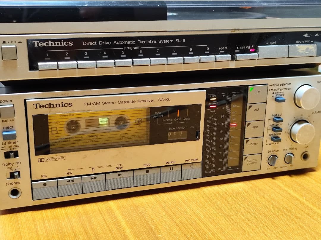 Technics テクニクス システムコンポ SL-6 SA-K6 - メルカリ