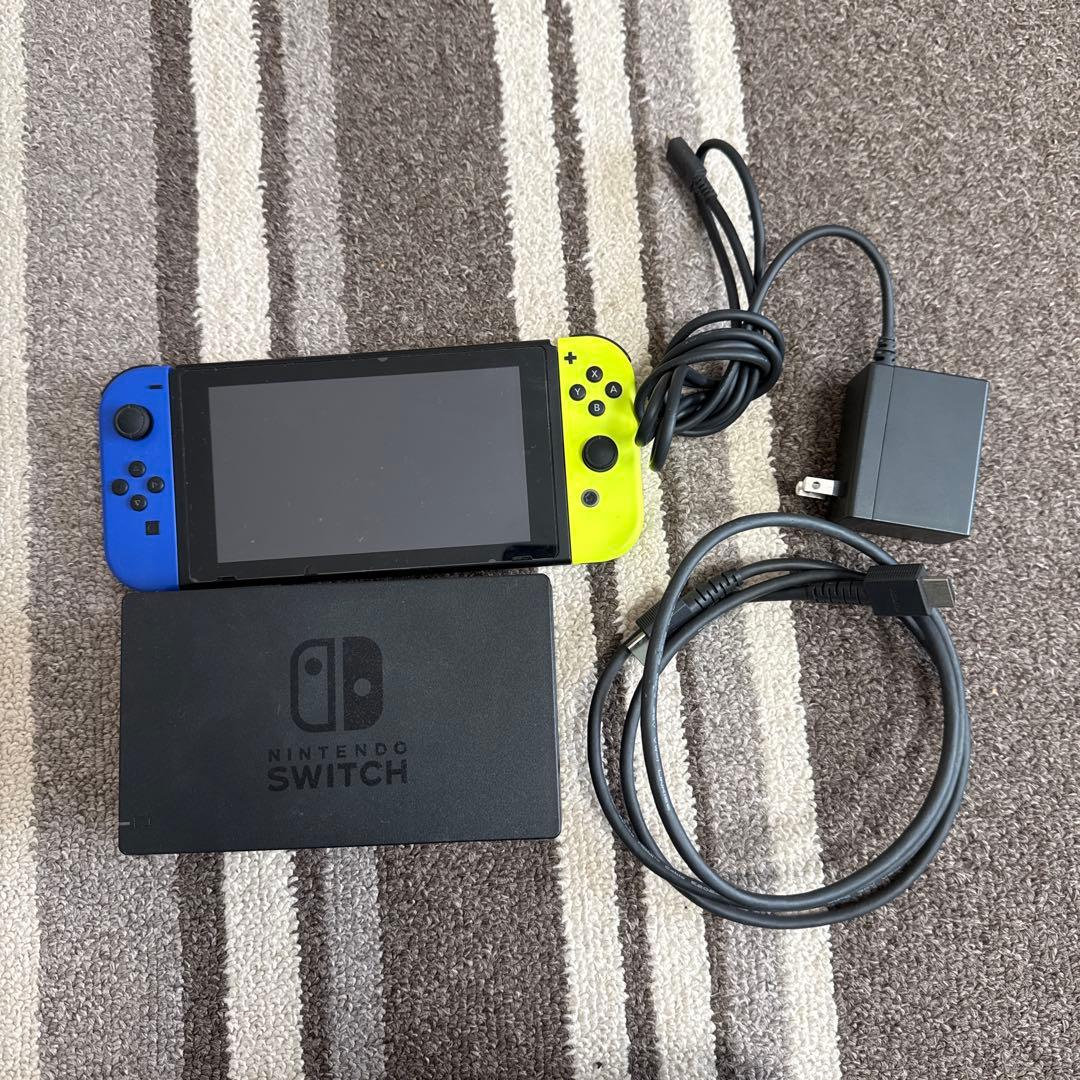 Nintendo Switch 本体 青/黄 Amazon.com: Nintendo Blue/Neon Yellow Joy-Con (L-R) - Switch