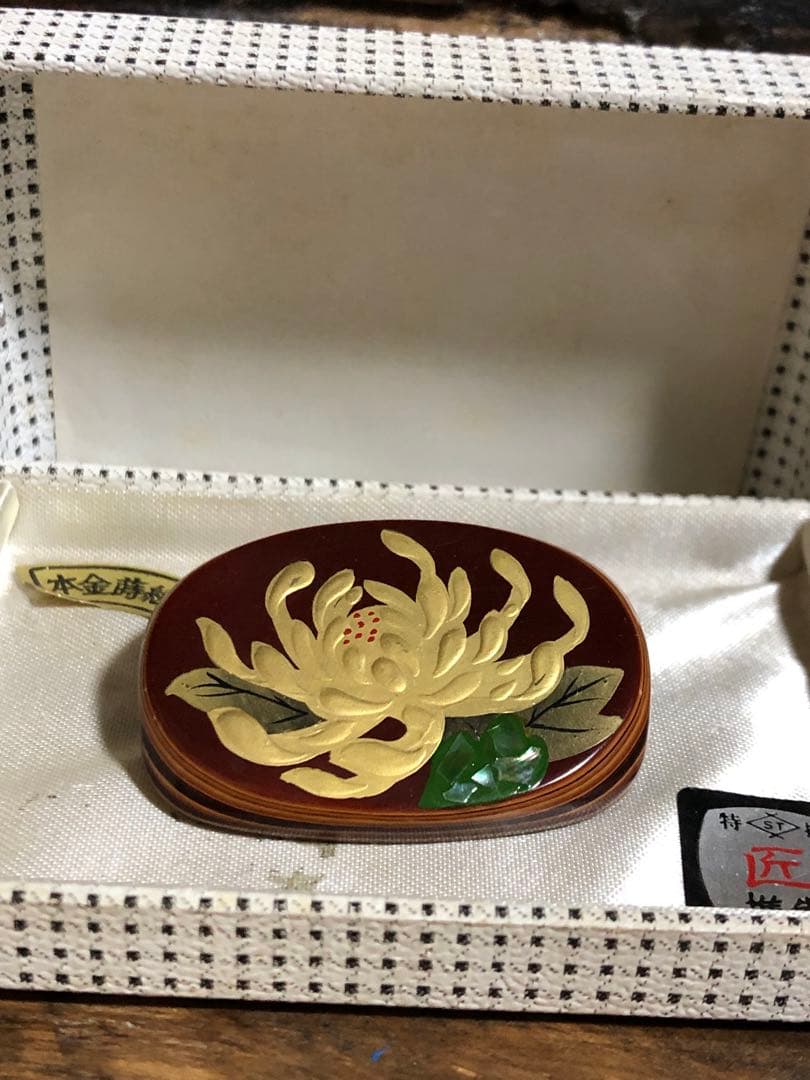 本蒔絵 ブローチ 金蒔絵｜本蒔絵 ブローチ 金蒔絵 【公式通販】