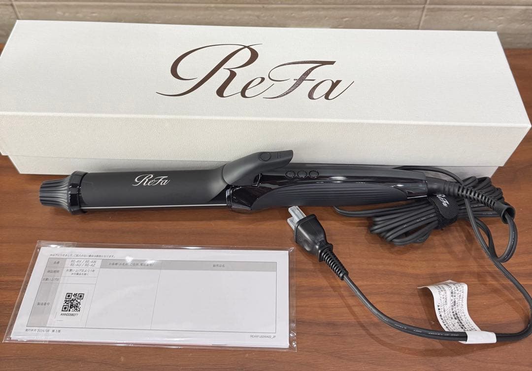 ReFa カールプロヘアアイロン ブラック　32mm rednails web channel / ♪リファ カールアイロン プロ 32mm ブラック
