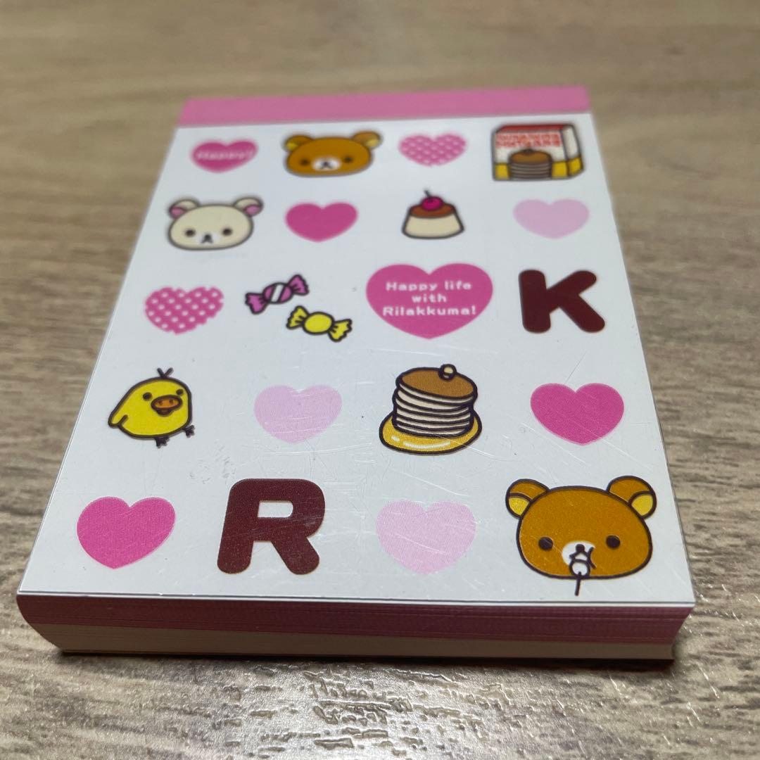 平成レトロ リラックマ メモ帳 - メルカリ