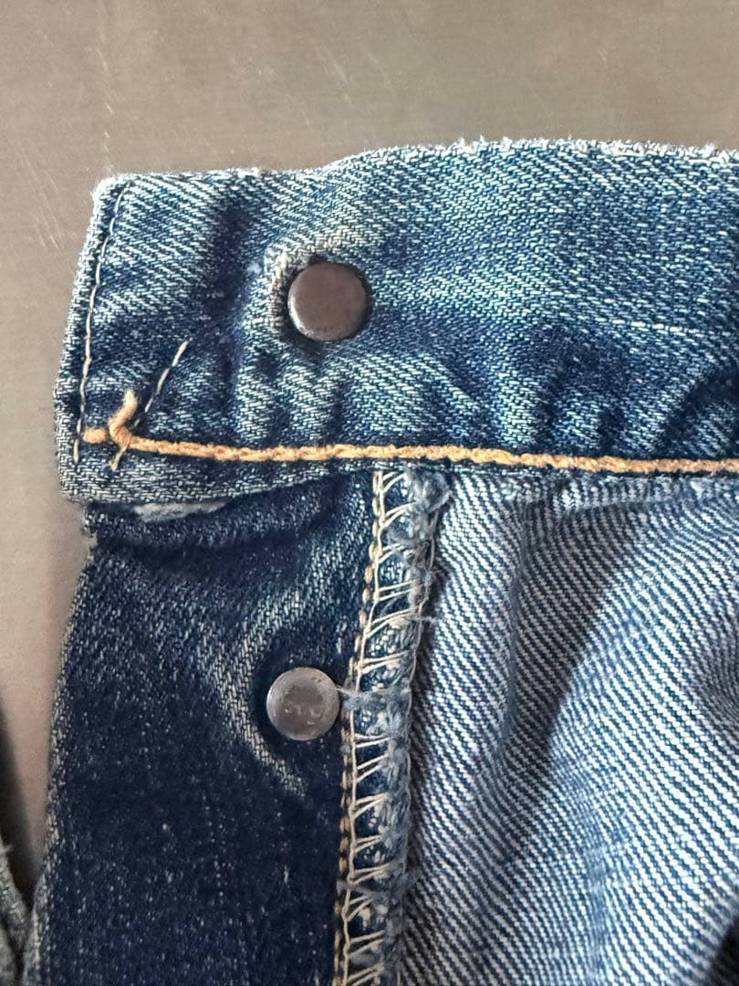 Levi's 501XX片面タブ 47 オリジナル革パッチBIGE 激美ヒゲ