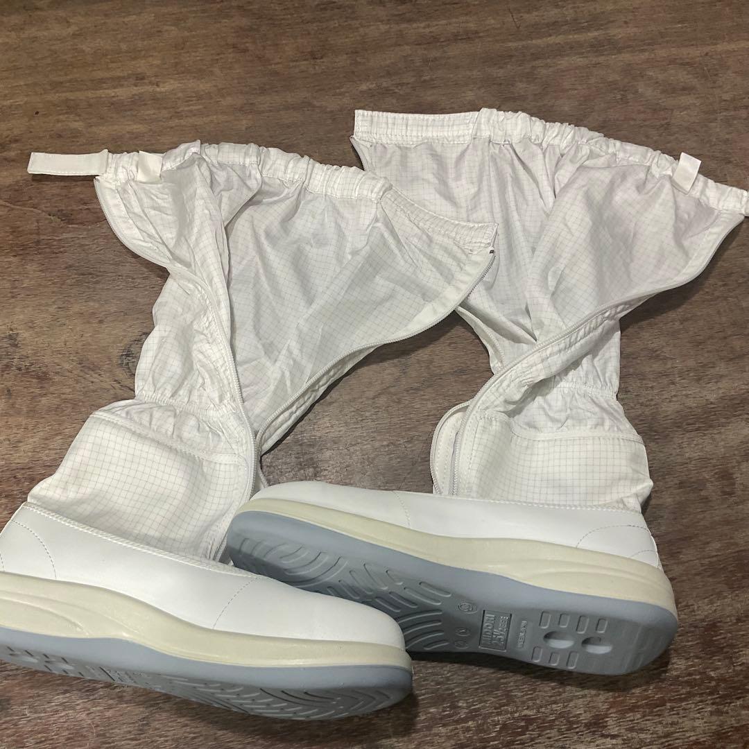 未使用級！ミドリ安全 静電安全靴 クリーンルーム SCR1200 25.5cm