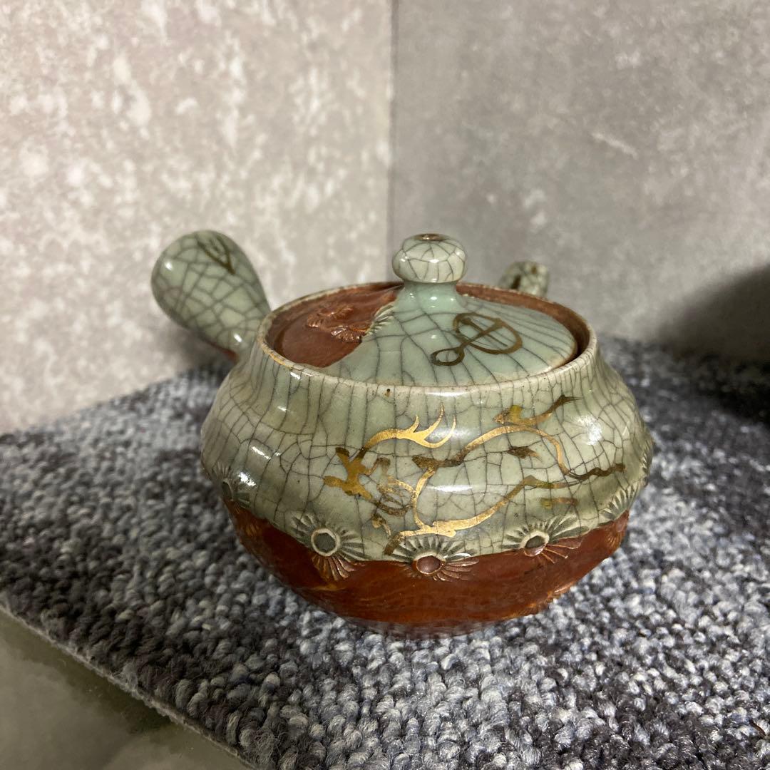 相馬焼 相馬幸山 相馬吉忠 茶器揃い 煎茶揃い 茶器セット 宝瓶 湯さ