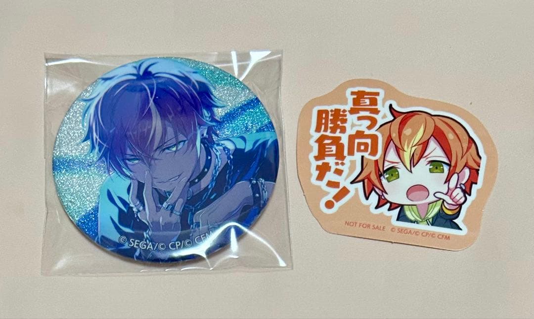 プロセカ 東雲彰人 グリッター缶バッジ 48A フューエル 特典