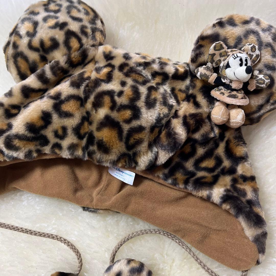 ミニー ヒョウ柄 ファンキャップ ディズニー公式 豹柄 レオパード