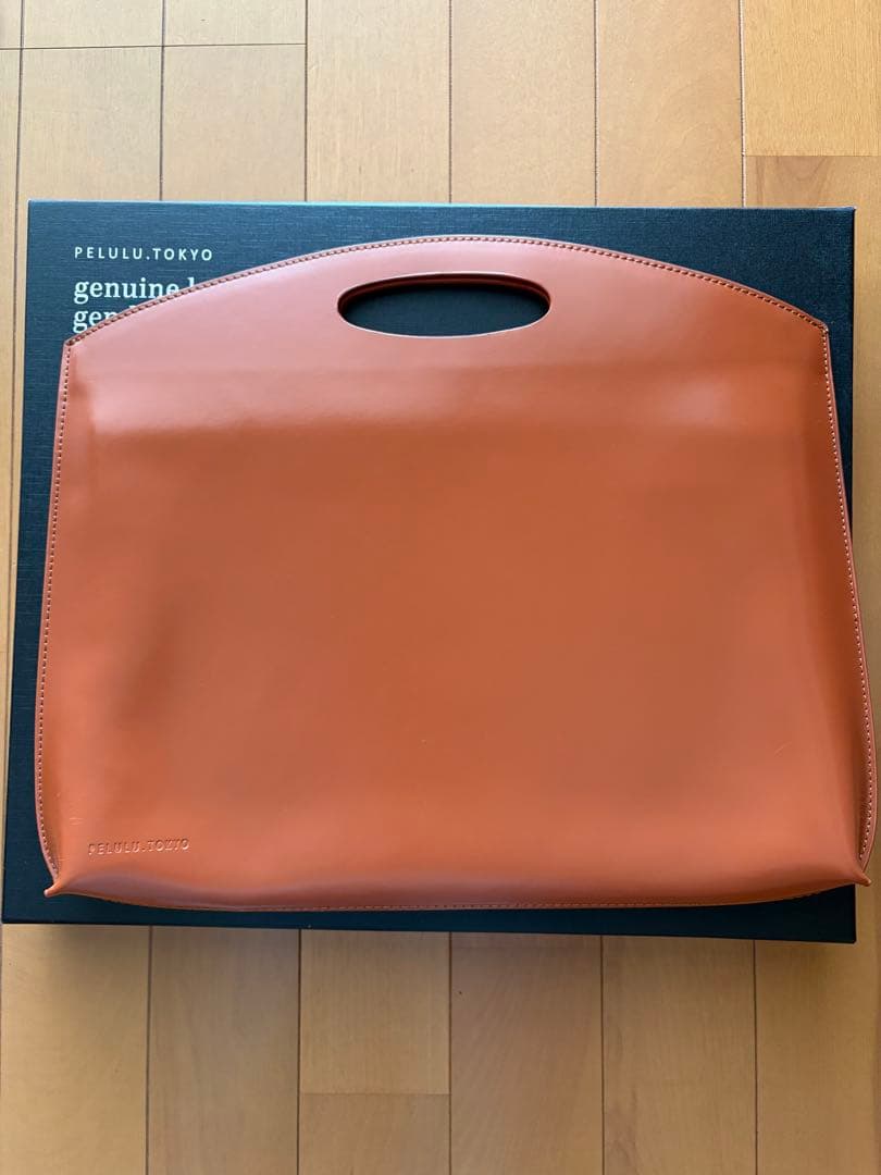 PELULU.TOKYO／本革ビジネスバッグ／ブラウン - メルカリ