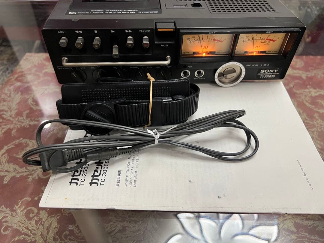 希少ソニー TC-3000SDデンスケ3000カセット中古品動作品美品(2)