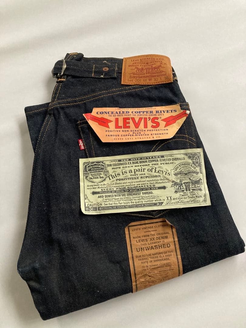 復刻97年製LEVI'Sリーバイス 201xx バレンシア製 201-0003 - メルカリ