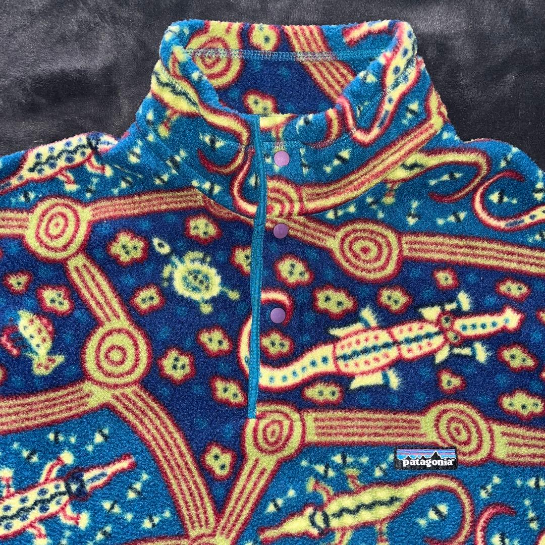 ヴィンテージ パタゴニア ワニ柄 L シンチラスナップT USA 90S - メルカリ