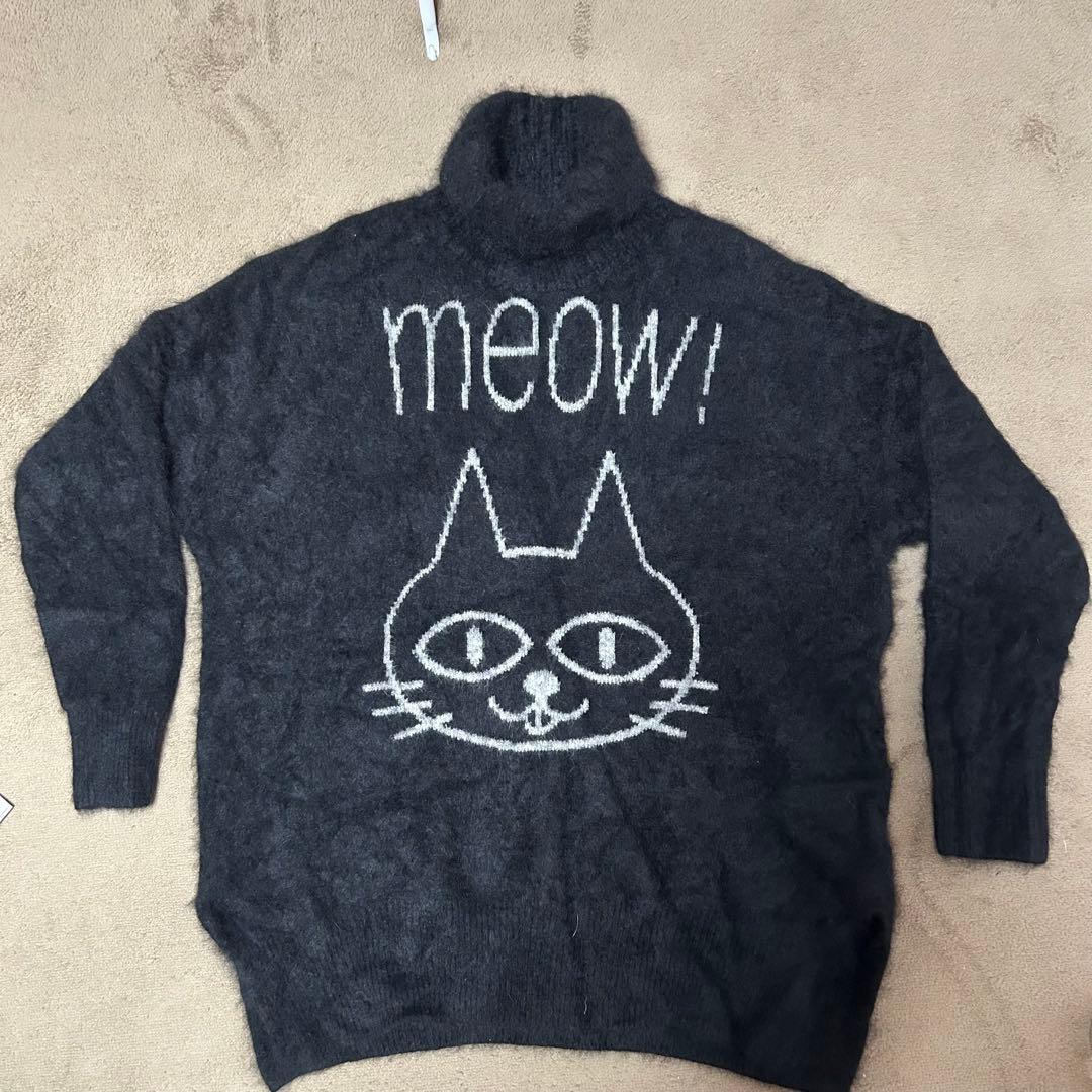 HYSTERIC GLAMOUR 猫 meow タートルネック セーター - メルカリ