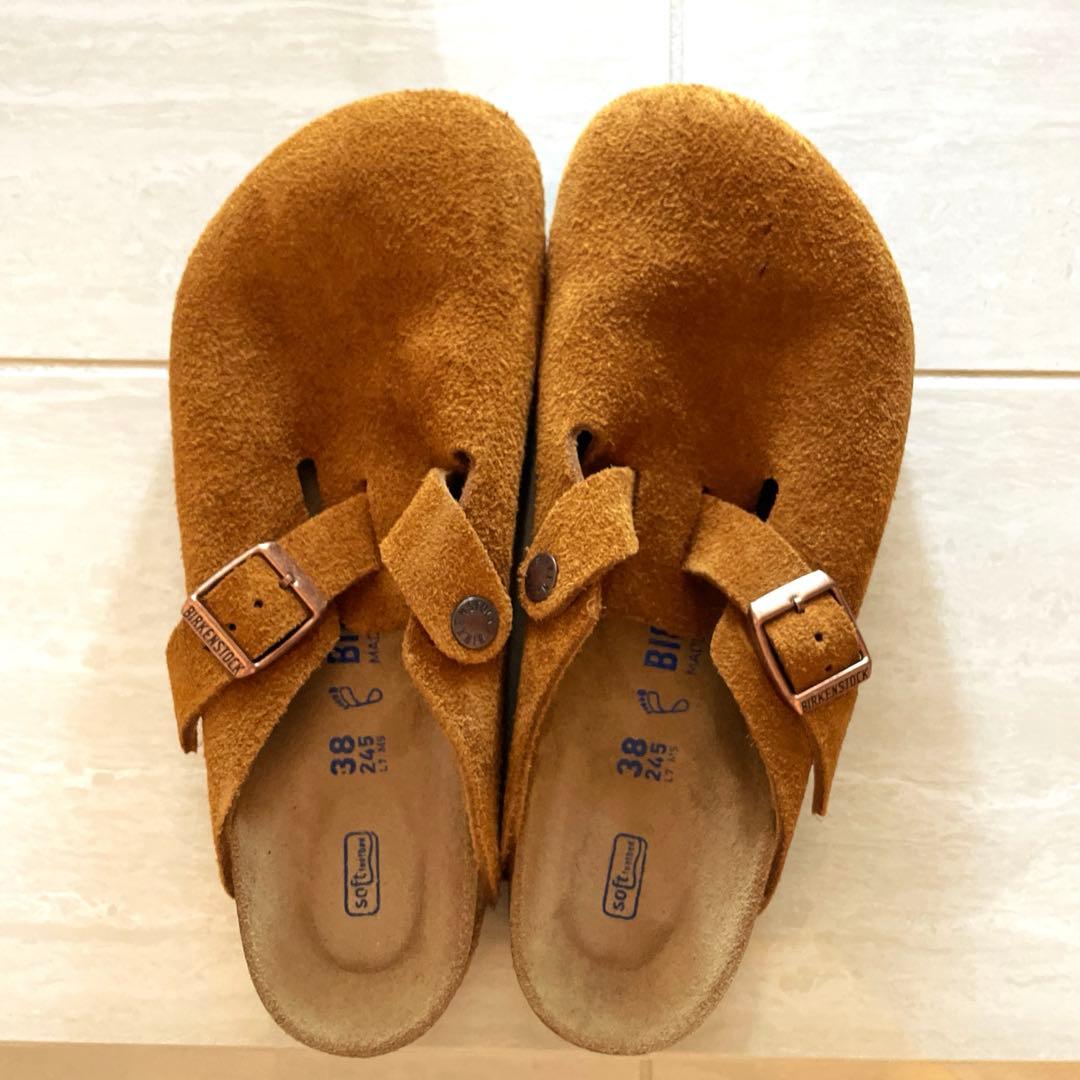 BIRKENSTOCK ブラウン サボ・クロッグサンダル 38ドイツ製
