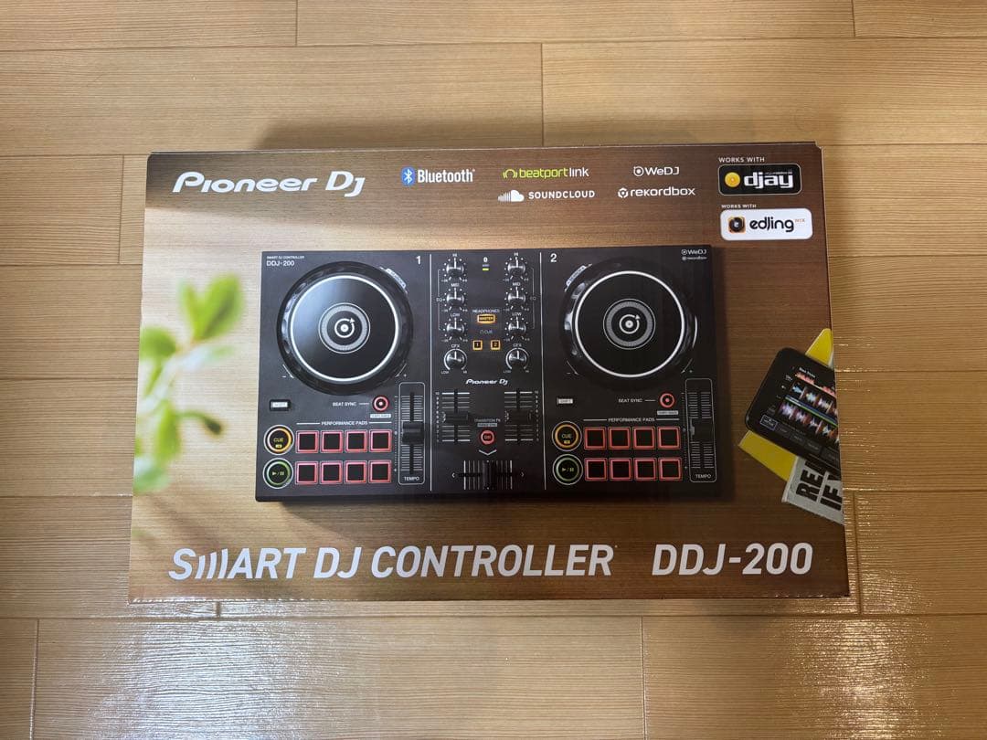 【完備品】Pioneer DJ DDJ-200 DJコントローラー　23年製 DDJ-200 (archived) 2ch スマート DJコントローラー (black) - Pioneer DJ