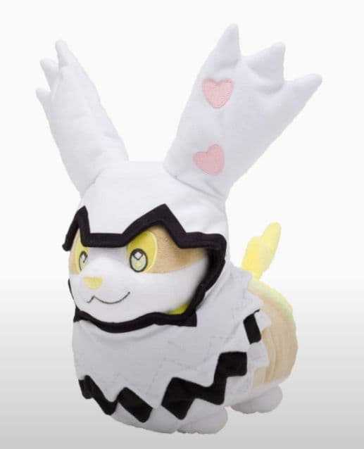 ポケモン　変身　ぬいぐるみ　ワンパチ　犬　　202510111941 コーギー ポケモン」、イヌヌワンことワンパチのぬいぐるみとフィギュアが登場