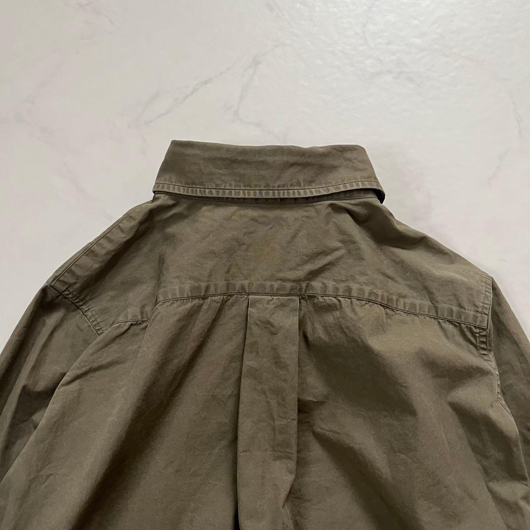 希少 02サイズ マディソンブルー マダムシャツウォッシュアウト カーキ