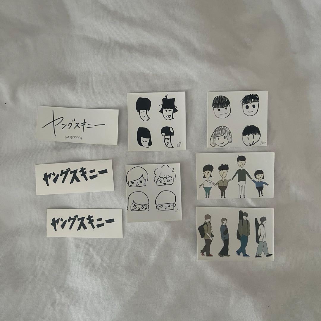 ヤングスキニーデモCD かやゆー弾き語りCD ステッカーセット - メルカリ