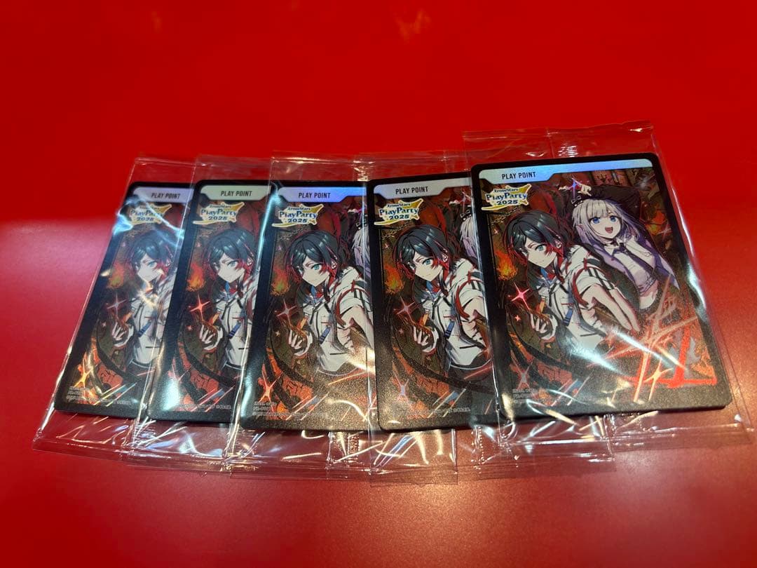 Xross Stars プレイポイント　プロモ　5枚セット Xross Stars クロスタ1月プロモPRプレイポイント5種各5枚セット