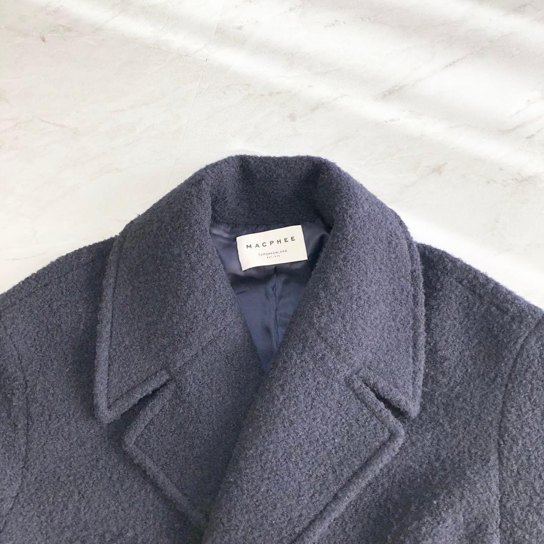 未使用級❤️24AW ブークレーボンディング ダブルブレストコート