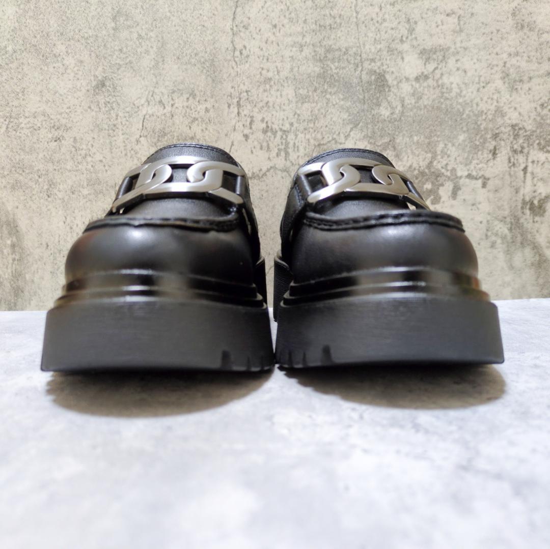 【新品未使用✨】ブソラ ローファー バックル 厚底 レザー 22.5cm