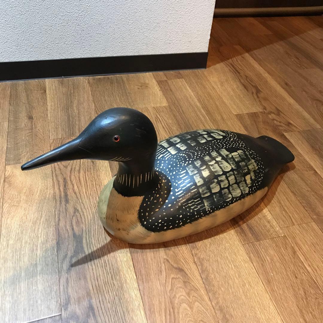 1986年 鳥 置物 Leonard C. Hornick Jr サイン入り サントリーウイスキーリザーブ 1986 サントリーオープン記念ボトル