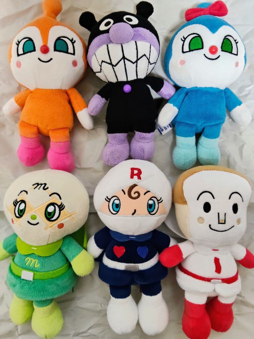 アンパンマン プリちぃ☆ビーンズ ぬいぐるみ 6個 - メルカリ