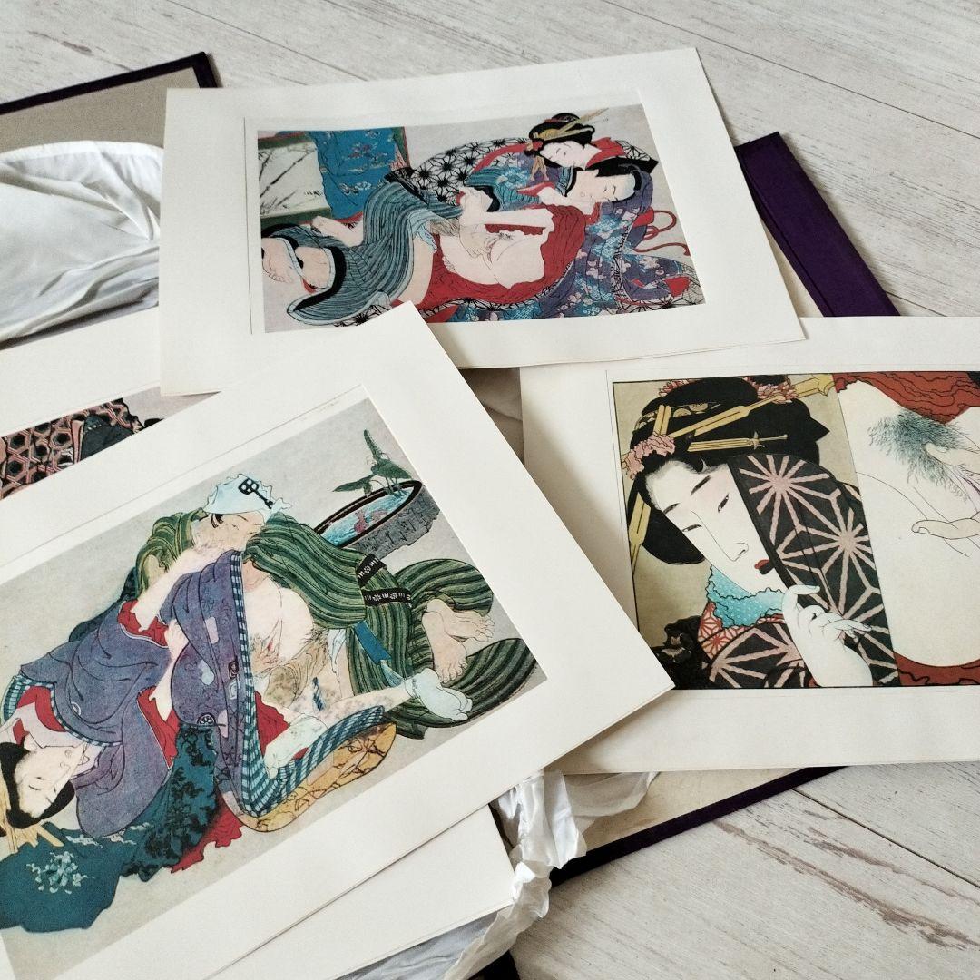 【絶版】【肉筆 本朝浮世絵草紙】 全38枚揃い 春画 艶画 日本画