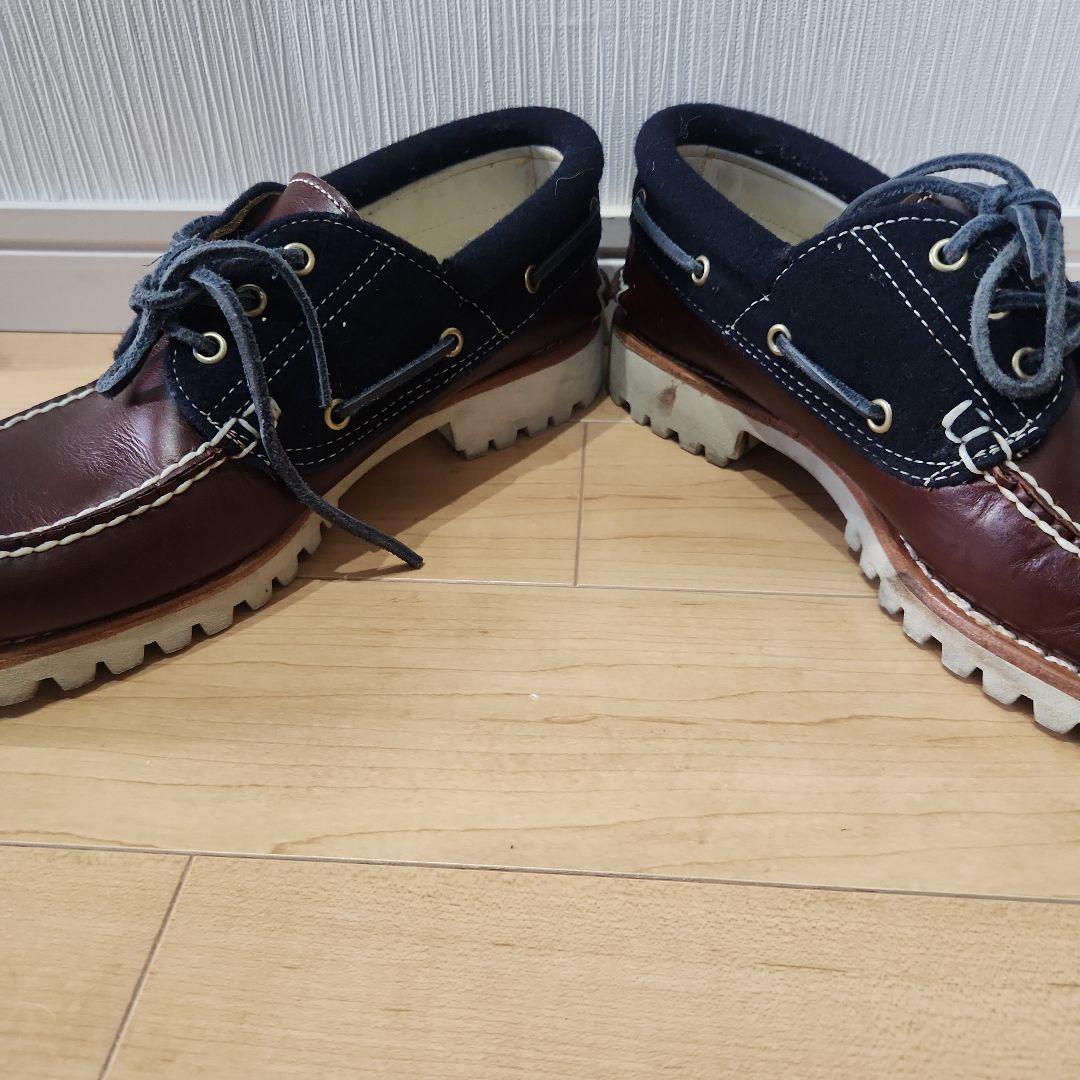美品　3eye Timberland モカシン(9752B)26.0cm