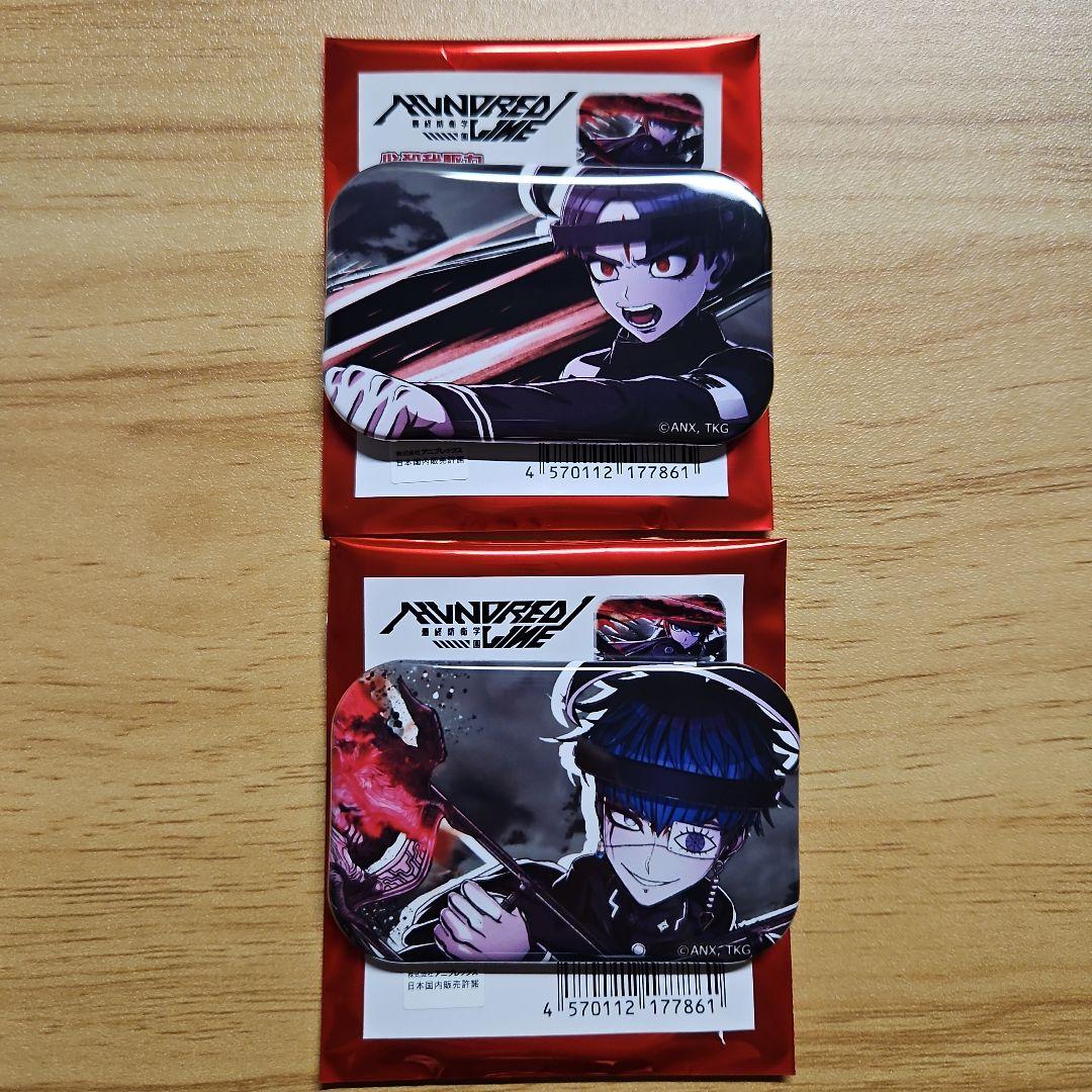 ハンドレッドライン ハンドラ スクエア缶バッジ 面影歪 丸子楽 - メルカリ