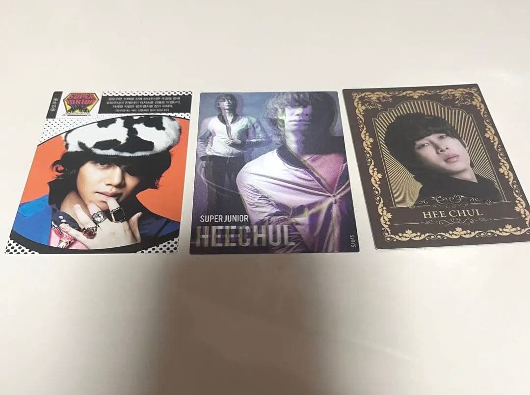 SUPER JUNIOR HEECUL レア トレカ 3枚セット - メルカリ