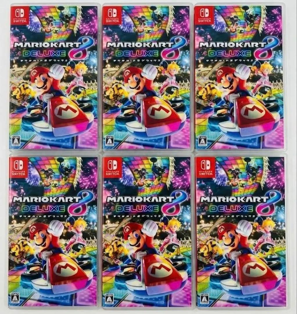 【6本セット】マリオカート8 デラックス Nintendo Switch Amazon.com: マリオカート8 デラックス - Switch (Non-US Version