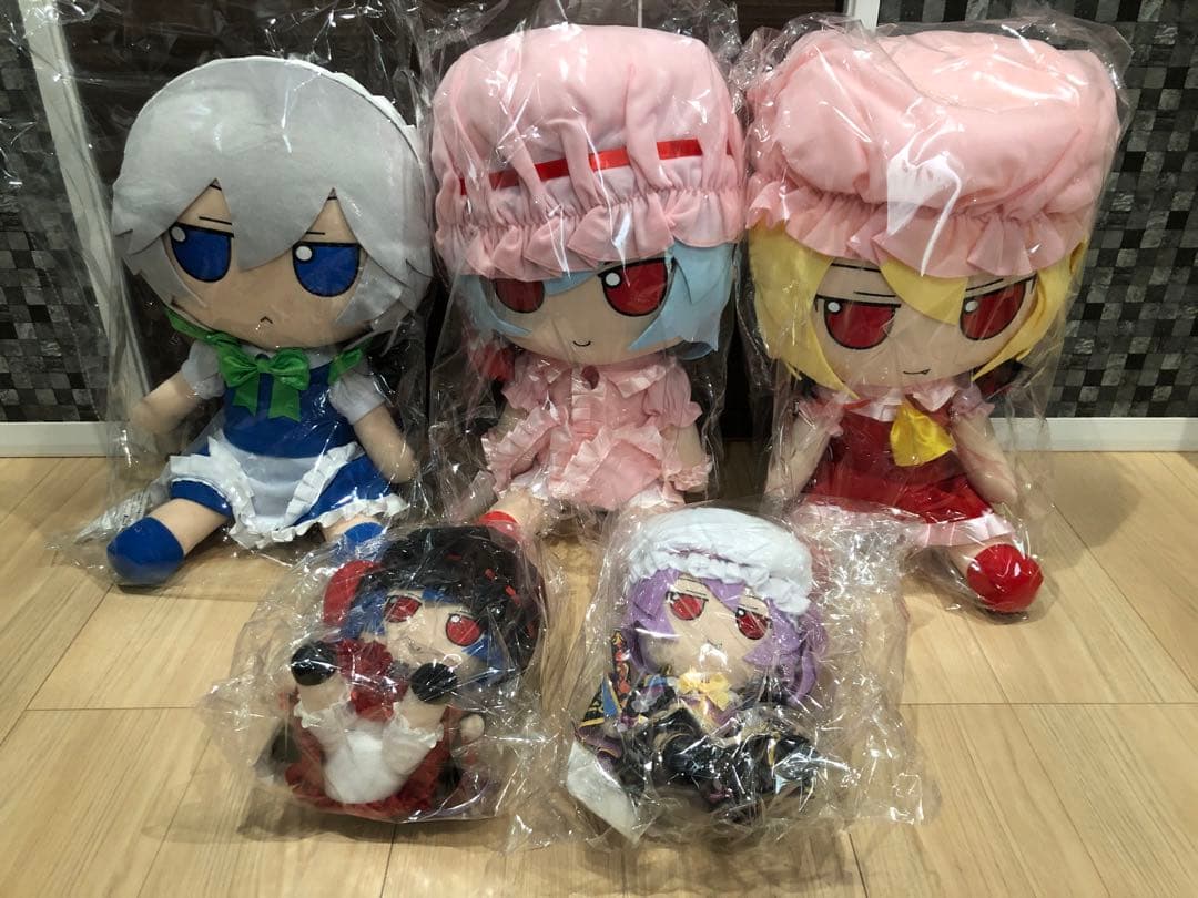 東方Gift ふもふも まんなかさいず ふらん れみりあ さくやセット バッジ付 博麗神社例大祭 Giftブース】にてサンプル展示中⑤ □東方Project