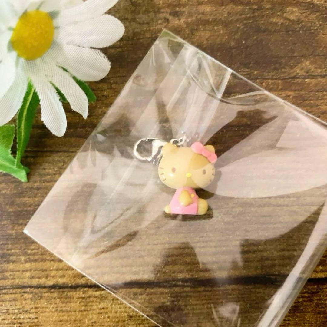 希少レア ハローキティ 日焼け 横向き ファスナーマスコ