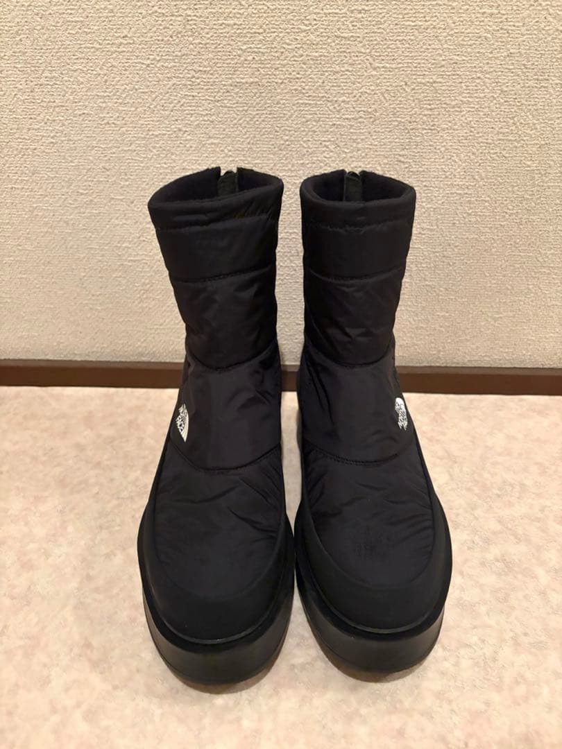 THE NORTH FACE ブラック ショートブーツ THE NORTH FACE（ザ ノースフェイス） ノースフェイス 撥水 ヌプシ