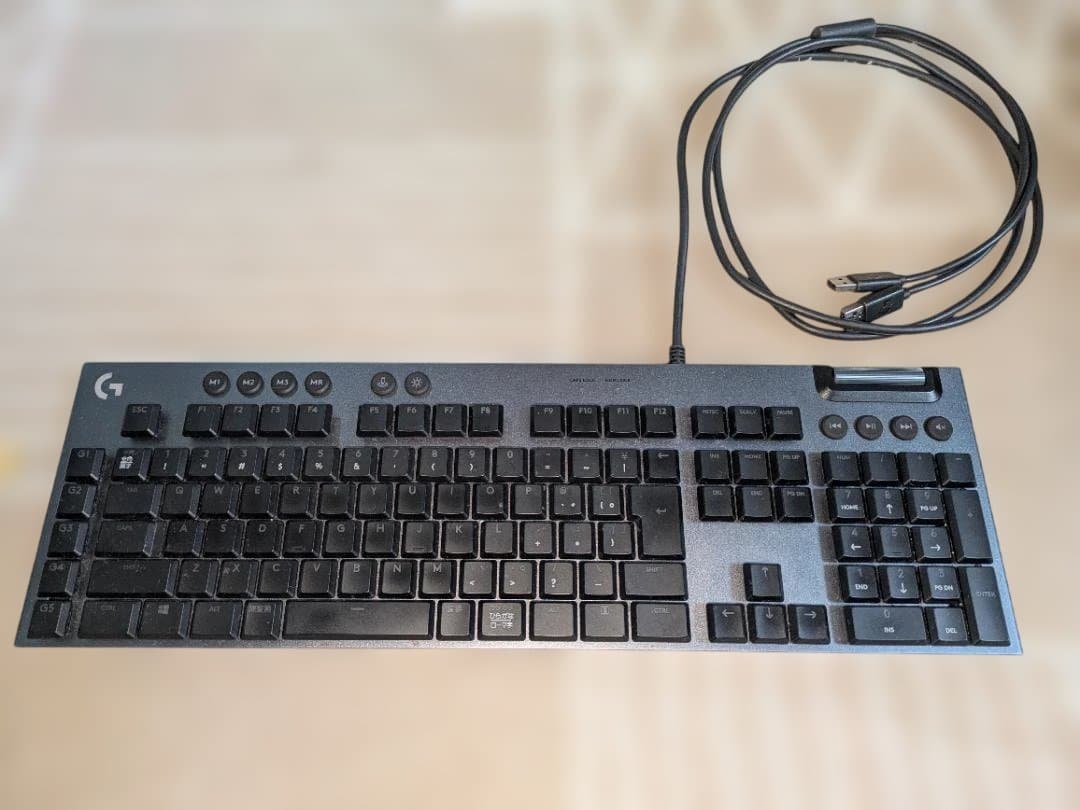Logitech 有線キーボード　G813　リニア Amazon.co.jp: Logicool G ゲーミングキーボード G813-LN 有線 リニア