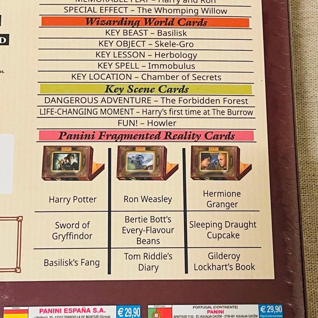 新品 ハリーポッターと秘密の部屋 20周年記念トレカBOX ハリー＆ドラコ