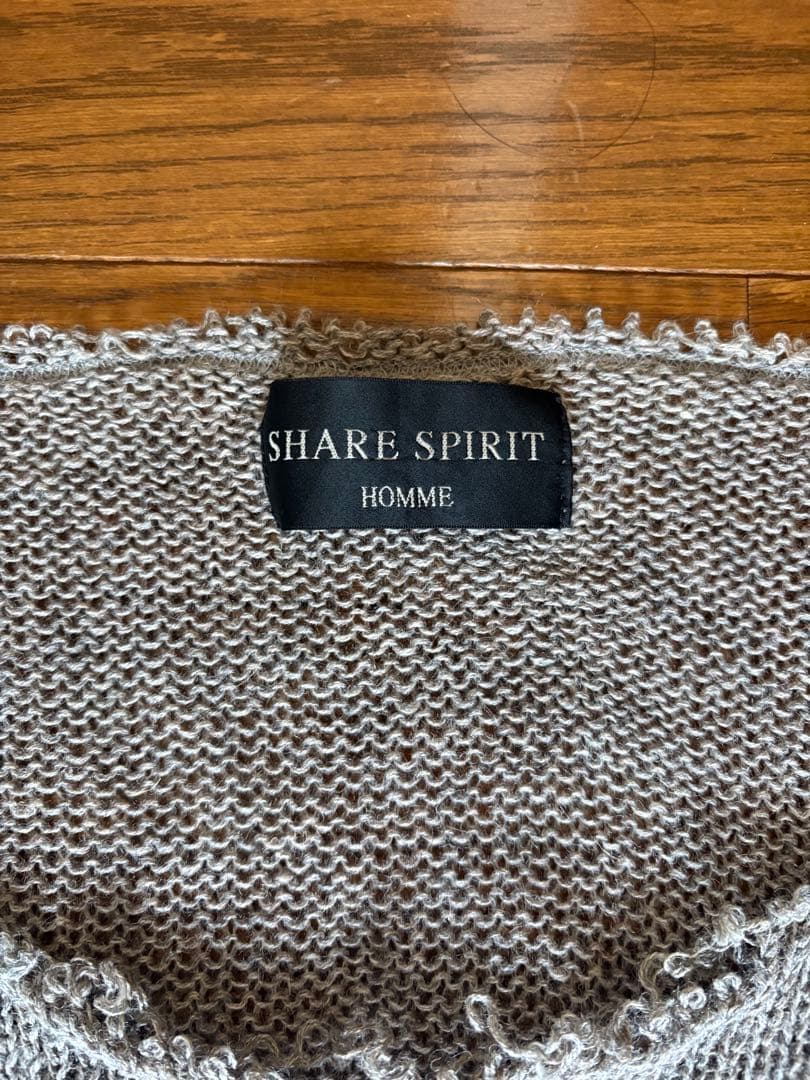 SHARE SPIRIT HOMME サマーニットセーター ヴィンテージshare spirit