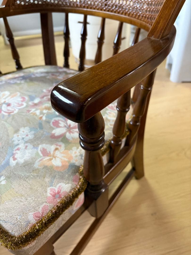 オールドカリモク コロニアルアームチェア 4客セット 福岡市西区