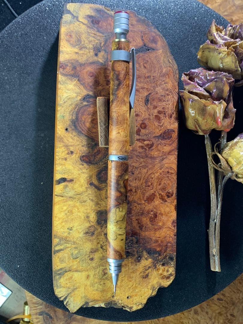 ゆず様専用 紅白花梨S20シャープペンシル0.5mm